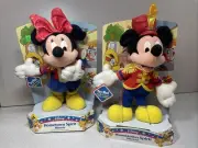 Set of Two 1998 MATTEL DISNEY HOMETOWN SPIRIT MICKEY and MINNIE MOUSE [New]