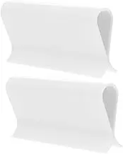 NOLITOY 2Pcs Transparent Roller Blind Grips Window Blind Pulls Smooth Edge Shutter Curtain Accessories for Easy Operation and Protection Home Office Settings