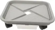 FONDOTIN Movable Plant Trays with Water Container Wheel Planter Holder for Home