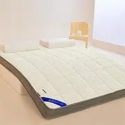 Foldable Household Thickened Hibiscus futon Mattress, Suitable for Dormitory Camping Living Room Bedroom