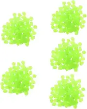 Kisangel 5sets Multifunctional Decorative Stones Glow Dark Pebbles for Pond Yard and Fish Tank 200pcs*5