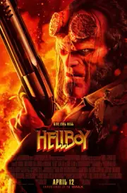 HELLBOY MOVIE POSTER 1 Sided ORIGINAL FINAL 27x40 MILLA JOVOVICH DAVID HARBOUR