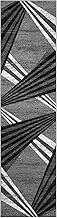 La'Grace Home LGH801502317GRE Adore Geometric Textural Rug, Grey, 80 x 150 cm Size