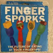Archie McPhee Finger Sporks 3-1/2inches Tall Box of 4
