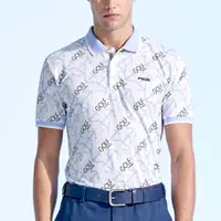 在飛比找momo購物網優惠-【PING】男款GOLF海錨吸濕排汗抗UV短袖POLO衫-淺