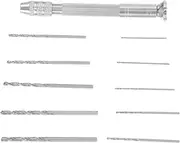 MERRYHAPY Nail Drill Set 1 Set of Nail Manicure Drill Pin Drill Bits for Nail Art and Craftmaking