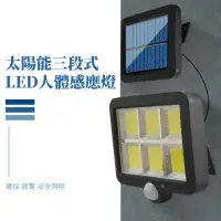 在飛比找momo購物網優惠-【路邊照明】太陽能三段式LED人體感應燈(分體式壁燈 地震包