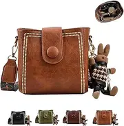 [Generic] Bootara Bucket Bag, Vintage Fashion Bag with Adjustable Wider Shoulder Strap, Spacious Travel for Womens