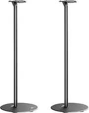 [Maclean] MC-995 Floor Stands for Sonos ERA 300 - Schwarz, Metal Speaker Stand - 74cm L x 20cm W x 74cm H - Set of 2