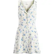 Reformation Rilynn Floral Sleeveless Front Button Minidress in Hanna at Nordstrom, Size 2