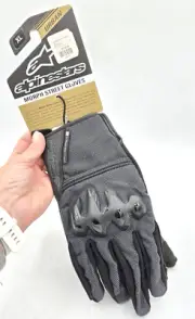 *NEW* Alpinestars Morph Street Gloves - XL - Black/Black 3301-4345 SHIPS FREE!
