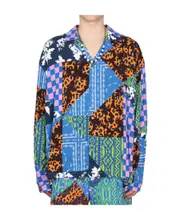 Marcelo Burlon County Of Milan Hawaii Mix Match Shirt S,L Blue