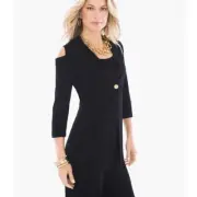 Chico’s Travelers Cut Out Jacket NWT Size 2 (L/12)