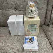 Cherished Teddies Stormi "Hark the Herald Angels Sing" 1996 Angel Figurine + COA