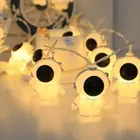 3D Stereo LED String Light Astronaut Atmosphere Lamp Christmas Lights Outdoor