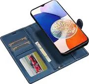 [Procarcasa] for Galaxy A54 5G Wallet Case,for Samsung A54 5G Flip Case,2 in 1 Magnetic Detachable Case with Card Holders Stand Feature PU Leather Phone Cover-Navy Blue