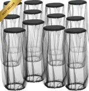 12PC Mosquito Head Net Mesh Face Screen Bug Insect Outdoor Camping