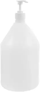 PLAFOPE 4l Hdpe Gallon Water Jug Portable Pump Camping Sports Outdoor Liquid Storage Bottle