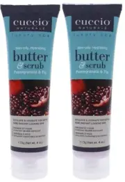 2 Pack Cuccio Naturale - Butter & Scrub - Pomegranate & Fig - 113 g 4oz