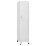 Locker Cabinet 38x45x180cm Gym School Office Room Storage Tall Cupboard Cabinet