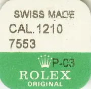 ROLEX FACTORY NEW SEALED 1210-7553 Crown Wheel 7553