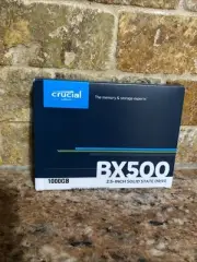 Crucial BX500 1TB 2.5in Internal SSD Solid State Drive SATA - 540 MBs