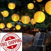 Waterproof Lanterns Outdoor Solar Garland Party String Light Solar Power Fairy