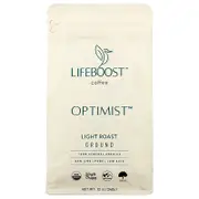 Lifeboost, Coffee, Optimist™, Ground, Light Roast, 12 oz (340 g)