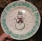 snowman christmas dinner plates set of 4