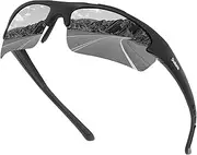 Duduma Polarized Sports Sunglasses for Men Fishing Cycling Running Golf Driving Sun Glasses TR62 Superlight Frame