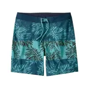 NEW PATAGONIA Mens HYDROPEAK 18" Boardshorts Size 36 Teal