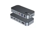 Choetech 15 In 1 USB C Docking Station Multi Screen Adaptor Laptop Tablet Phone