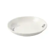 White Ceramic Floral Print Tableware Round Serving Dish Plate 6''