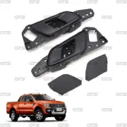 Fits Ford Mazda BT-50 Ranger 2012 - '21 Pair Black Lever Interior Door Handle