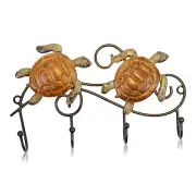 Made Easy Kit Hook Style Wall Mount Iron Key Rack - Sea Turtles
