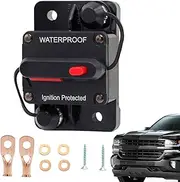 Circuit Breaker with Reset Button - Car Audio and Amps Overload Protection Reset Fuse Inverter,Waterproof Automotive Protection Switches for Marine, Truck
