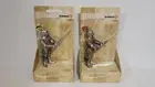Schleich World of Knights BLUE & RED KNIGHT w SWORD 70001 & 70010 Foot Soldier