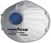 Mask Protective FFP2 With Valve Mod. G122/IN92V Work GOODYEAR