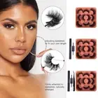5 Pairs Mink Lashes Grafting Lashes Extension Fake Eyelashes Stage Performance