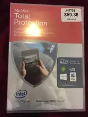 *MCAFEE 2016 Total Protection Unlimited Devices PC/Mac Brand New FACTORY SEAL*
