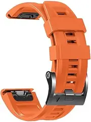 [BKUANE] 22 26mm Smart Watch Bracelet Straps For Garmin Fenix 7 7X 6X 6Pro 5X 5Plus 3HR Enduro Silicone Quick Release Accessory Wristband