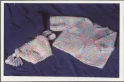 Plymouth Knitting Pattern #C106 Fantasy Naturale Baby Raglan & Hat Set Easy Knit