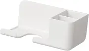 BIUDECO 1 set Wall Mounted Hair Dryer Holder Stylish Storage Rack for Hair Tools Easy Access Organizer for Bathroom Space Saving for Curling Irons and Flat Irons
