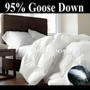 95% WHITE GOOSE FEATHER DOWN QUILT DOONA DUVET SK/K/Q/D/S 5-6 Blanket Warm