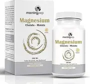 Magnesium Bisglycinate Chelate 240 Vegi Caps 200mg Elemental per Serving, Our Fully reacted (TRAACS) Albion Magnesium Has The Highest Level of Absorption, Helps Function Muscles Bones and The Heart