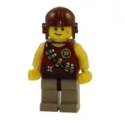 LEGO Minifigure - Dino - HERO 1 w/Tranquilizer Belt - Mint Minifig Mini Figure