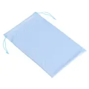 Ski Goggle Bag, Microfiber Snow Goggles Case Drawstring Pouch Pale Blue