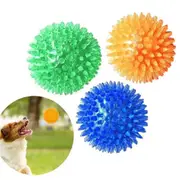 Durable Elastic Teeth Cleaning Squeak Chew Dog Ball Toy for Small, Medium, and Large Dog