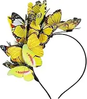 Butterfly Fascinator Hat Monarch Butterfly Headband Crown Tea Party Halloween Costume Headpiece