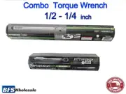 Torque Wrench combo Set 2 pcs.: 1/2 and 1/4 inch, Free & Quick USA Shipping